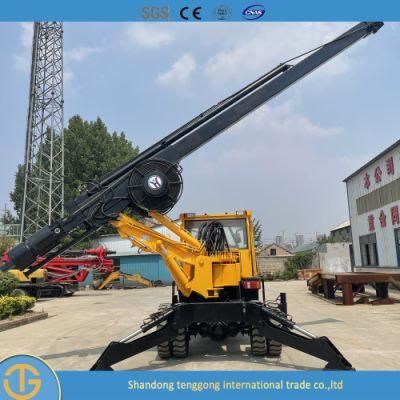 Piling Rig Crawler Hammer Hydraulic Piling Drilling Rig Machine for Sale Dl-180 Model