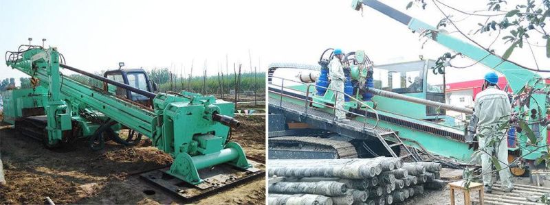 Hfdd-45A Full Hydraulic 480kn Horizontal Directional Drilling Rig