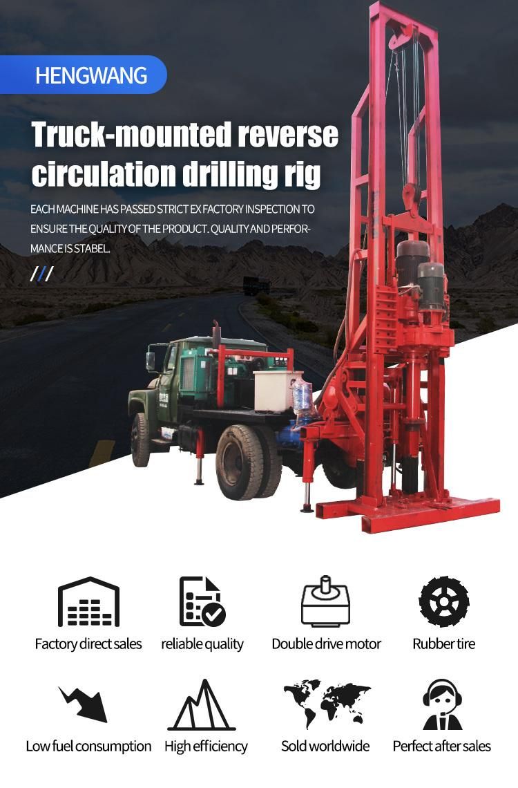 Portable Rotary Large Diameter Water Bore Well Drilling Machine