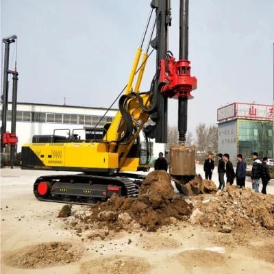 Factory Price 25m Steel Crawler Construction Machinery Portable Rotary Drilling Rig