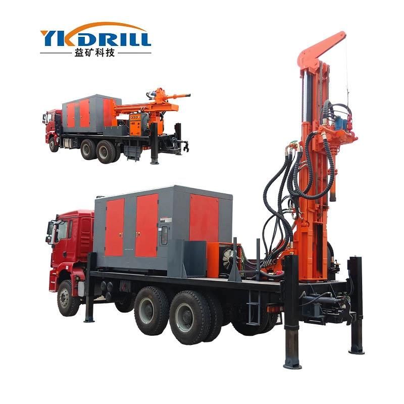 Truck-Mounted High-Power Diesel Engine Water Well Drilling Rig Truck-Mounted Water Well Drilling Rig