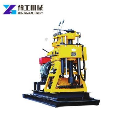 80m-200m Portable Diesel Water Well Drilling Rig