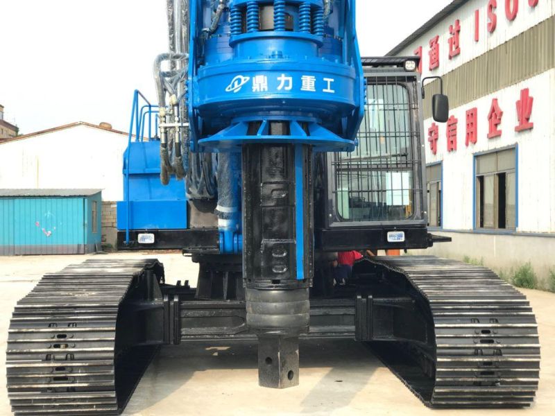 60m Crawler Retractable-Type Engineering Construction Machinery, Hydraulic Rotary Drilling Rig