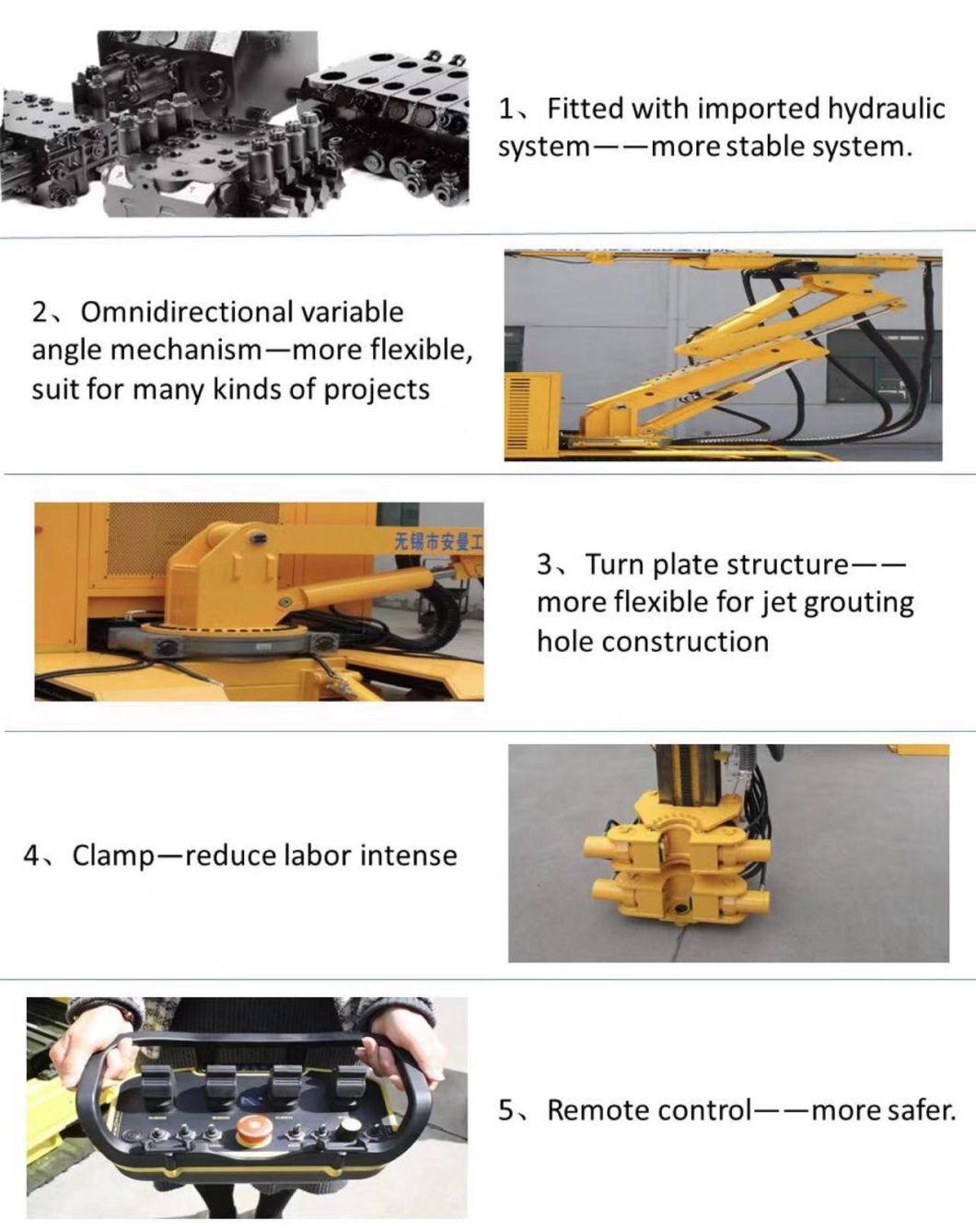 Hdl-80b Jet Grouting Guiding Hole Construct Guiding Hole Drilling Rig Machine