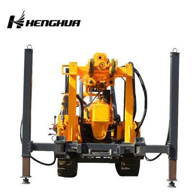 Top Drive Head Portable Rotary Water Well Drilling Rig