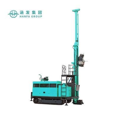 Hfdx-4 Crawler Simple Structure Diamond Core Sample Drilling Rig Geotechnical Exploration Drill with Water Injection Hole