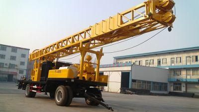 Portable 400m Depth Trailer Type Water Well Drill Rig