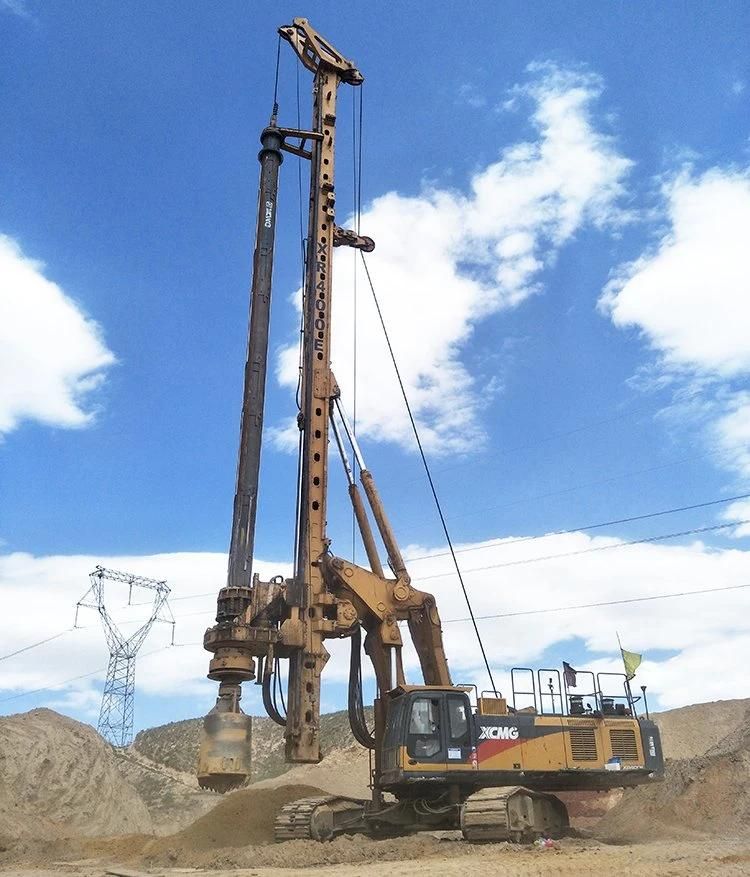 XCMG Xr460d Pile Driver Machinery 120m Depth Rotary Drilling Rig Machine