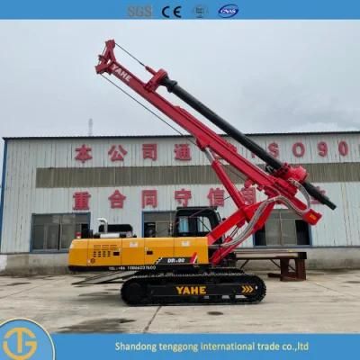 Excavator Type Machine Lock Rod Rotary Drilling Rig