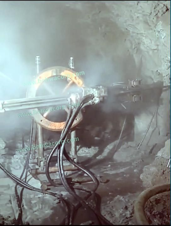 Underground Top Hammer Rocks Drill Rig with Fan Holes Drilling