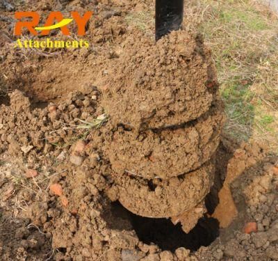 Excavator Earth Auger / Tractor Post Hole Digger / Ground Earth Drill