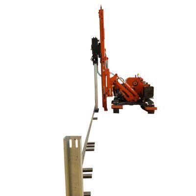 Hydraulic Crawler PV Fence Post Rammer Pile Solar System Ramming Piling Machine Mz460y-3