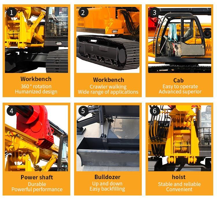 30m Engineering Rotary Drilling Rigground Rotary Digging Machine