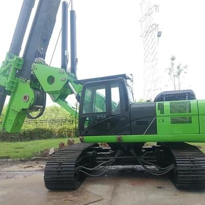 Drilling Machine, Drill Machine, Rotary Pile Machine, Small Pile Rig, Excavator Chassis Max. Drilling Depth 60m Kr220c Bore Piling Rig Machine