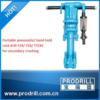Y26 Hand-Held Type Pneumatic Rock Drill for Granite