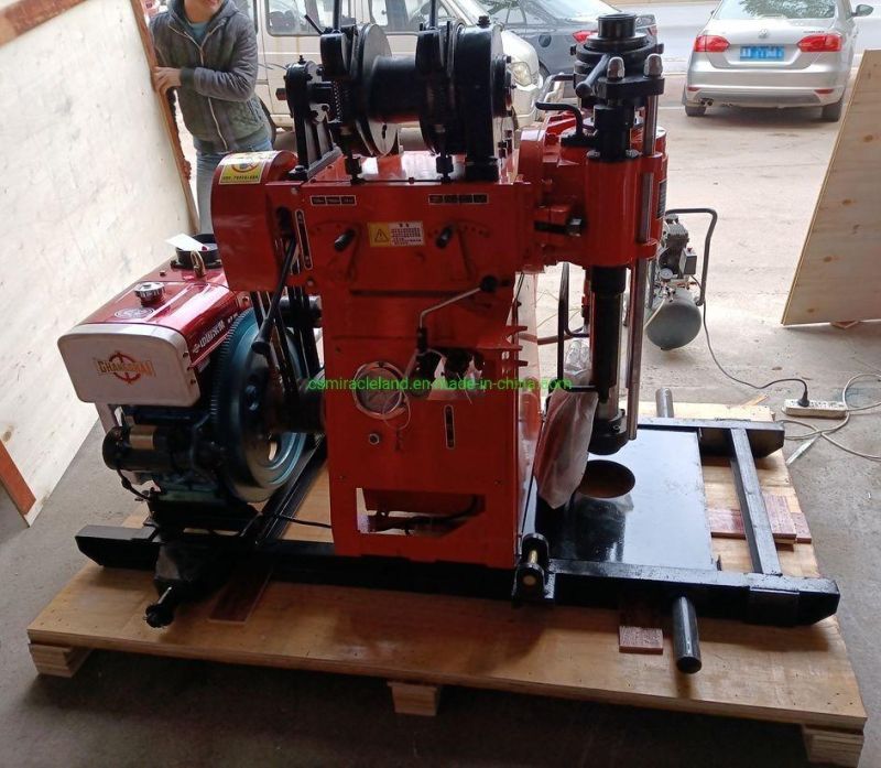 Two Wheel Trailer Mounted Geotechnical/Soil Survey/Water Well Borehole Drilling Machine
