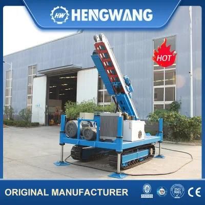 Rotator Output Speed 130r/Min Hydraulic Crawler Mounted Anchoring Drilling Rig for Rock Formation