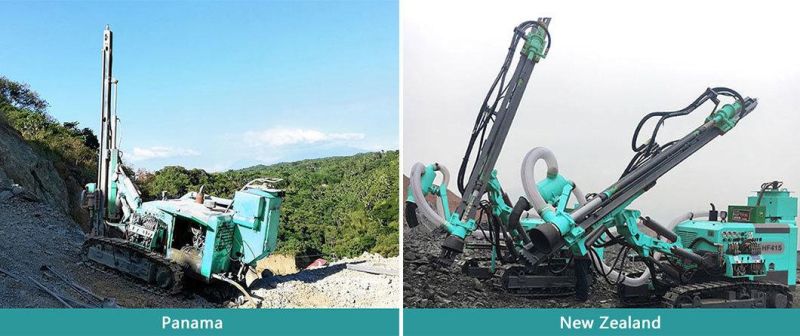 Hf415 90-165mm Widely Used Rock Drill DTH Drilling Rig Without Air Compressor