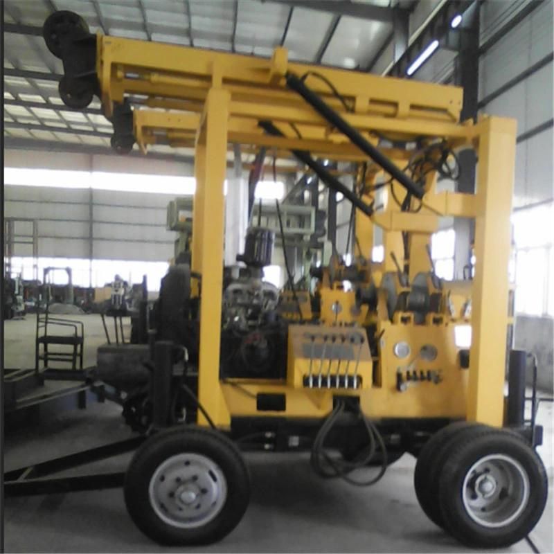 600m Depth Trailer Mounted Water Well Drilling Rig