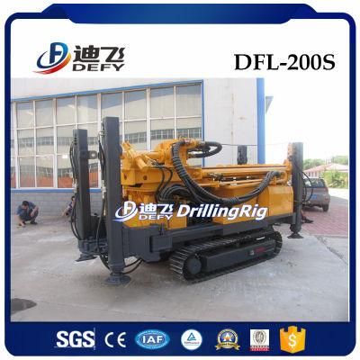 200m Portable Crawler Portable DTH Rock Water Bore Well Borehole Drilling Rig Machine