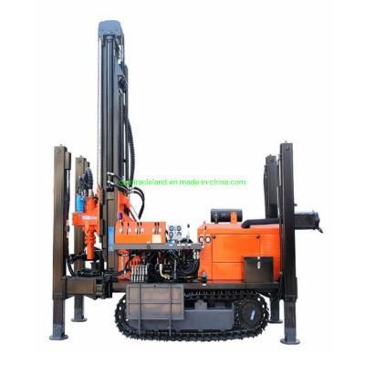 Fy-180 Portable Steel Crawler Full Hydraulic DTH Borehole Water Well Drilling Rig