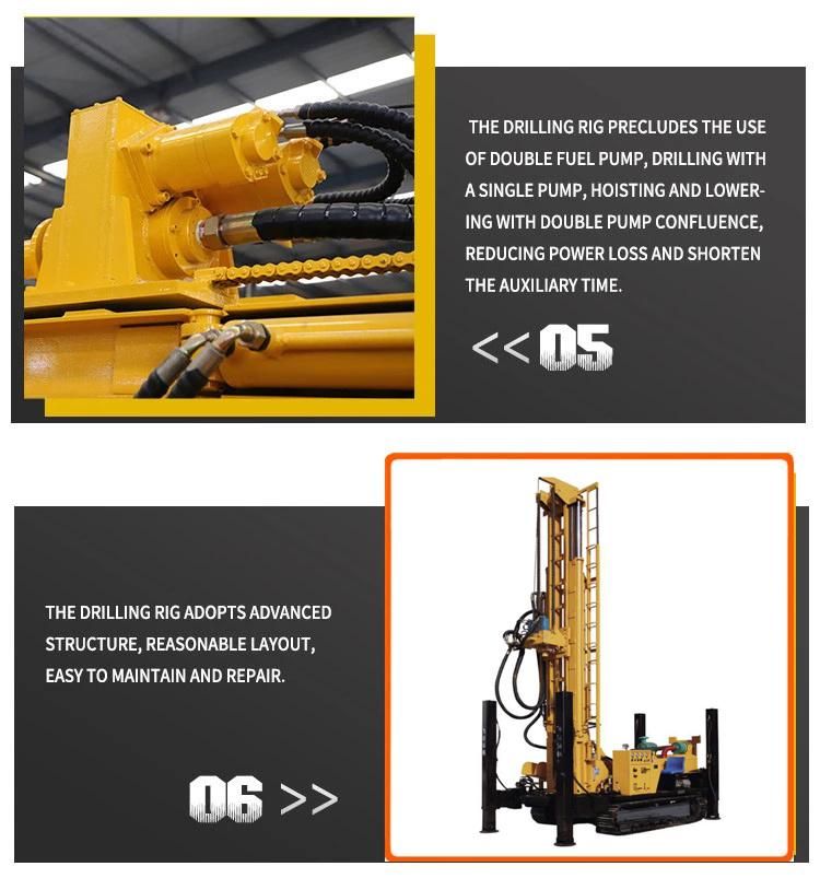 300m Depth Truck Mounted DTH Oil Mine Drilling Rig