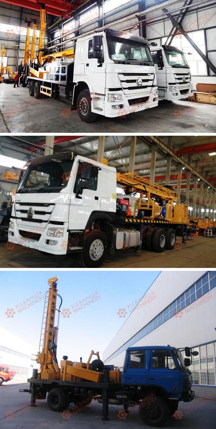 Yct300 Truck Mounted Water Well Drilling Rig Hole Depth 130m-1000m