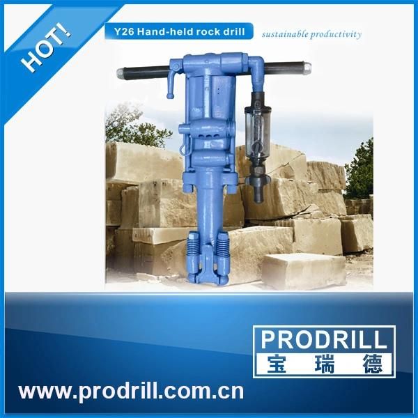 Y28 Pneumatic Rock Drill for 30-40mm Hole