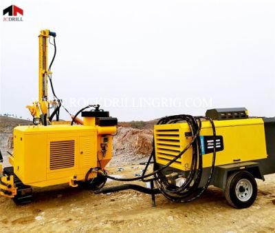 Full Hydraulic Rock Blasting Core Drilling Rig Strong Power