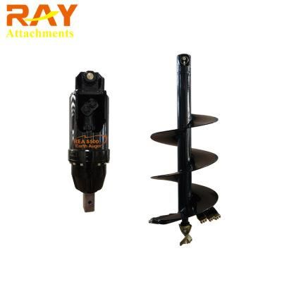 Hole Digger Tungsten Drill Bit Earth Auger Hydraulic Engine Auger Drive for Tree Planting