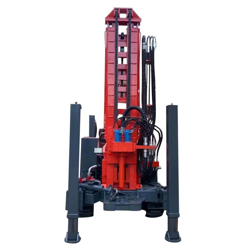 Top Drive Crawler 180m Water Well Drilling Rig