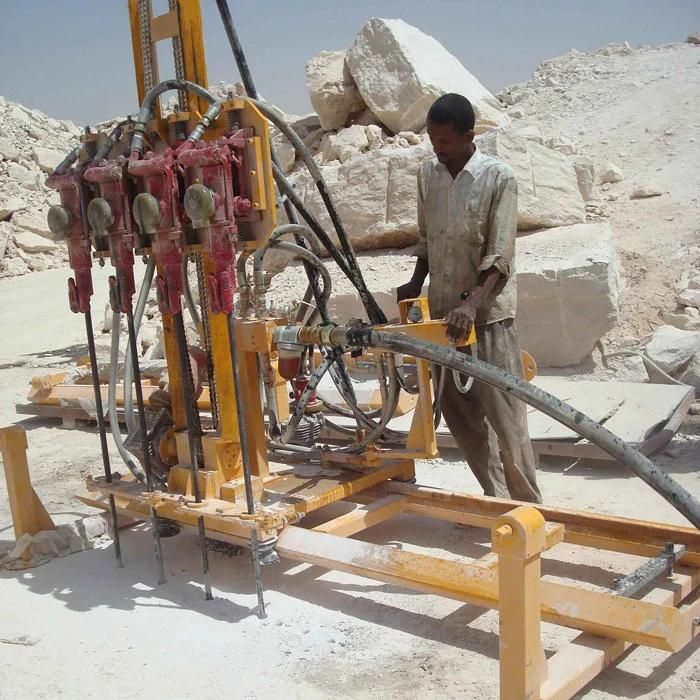 Quarry Stone Pneumatic Vertical Horizontal Rock Drill Rig