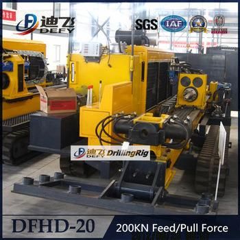 2022 Hot Sale Dfhd-20 200kn Horizontal Directional Drilling Machine