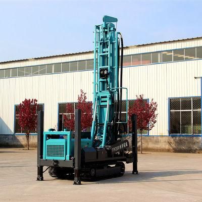 Multi Function Hydraulic 180m/200m/260m/350m/380m/500m Deep Mobile Used Borehole Crawler Bore Water Well Rock Percussion Drilling Machine