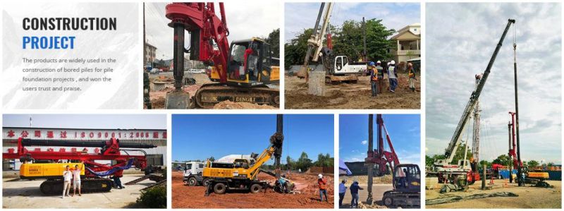 Bored Piling Rotary Drilling Rig for Foundation Construction for 15m Depth Dl-180 Model