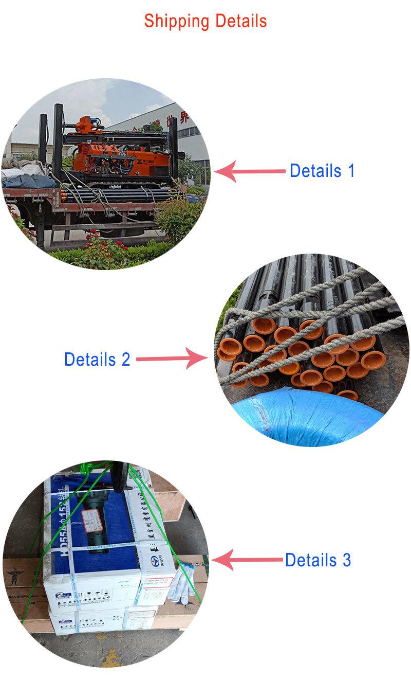 600m Trailer Mounted Deep Rotary Hydraulic Water Well Drilling Rig