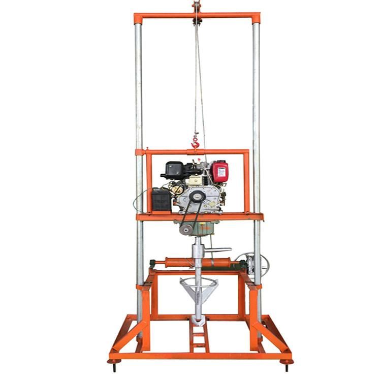 Family Used Portable Gasoline Water Well Drilling Rig Machine for Sale