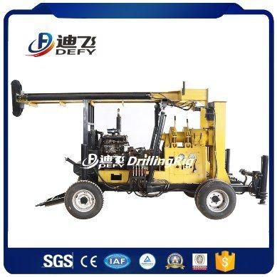 Mobile Water Well Drilling Rig Hydraulic Drill Machine for 600m Well