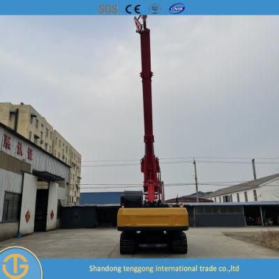 Dr-130 Borehole Drilling Machine Hydraulic Rotary Piling Equipment for 30m Depth