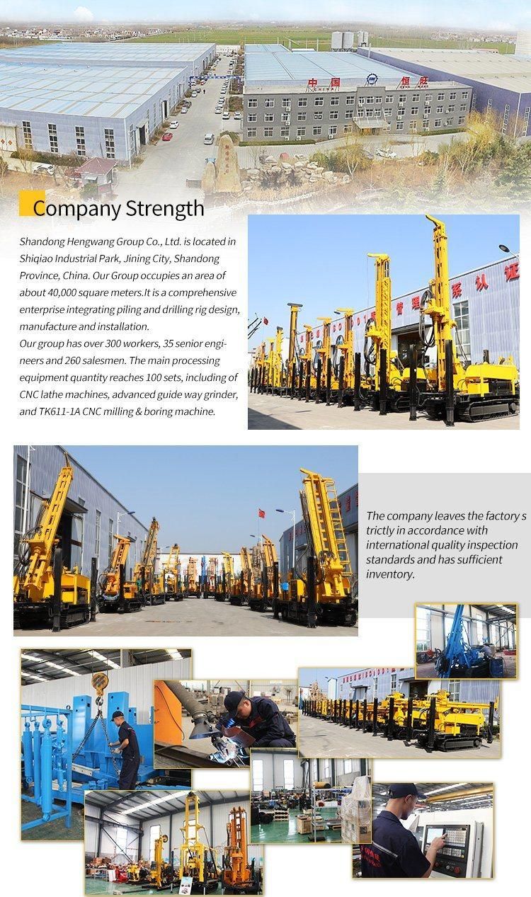 Supply 3m Drill Mast Pneumatic Drilling Rigs Use for Geothermal Drilling Projects