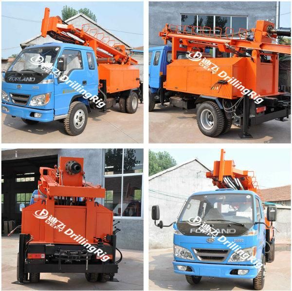 Dfq-200c Bore Well Drilling Truck for Hard Rock