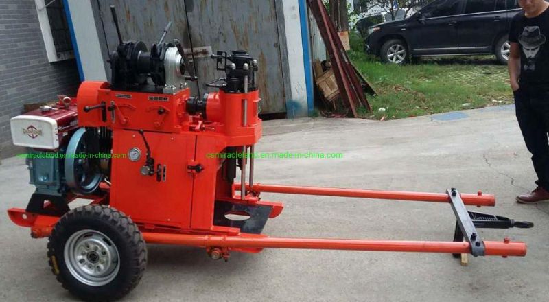 Gy-100 Wheel Mounted Geotechnical Sample Core Drilling Rig