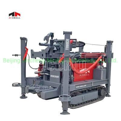 Steel Crawler Mounted Water Bore Well Drilling Rig Machine Deep DTH Hydraulic Crawler Drilling Rig