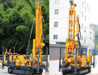 Jdl-280 Crawler Mounted Mechanical Top Drive Mud/Air Drilling Rig