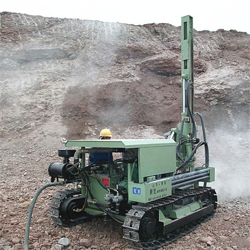 Open Pit Mine Blasting Hole Drilling Rig Machine with Drill Tools