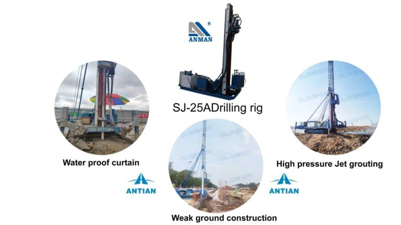 Sj-25A Soil Improvement Constrcution Jet Grouting Drill Rig