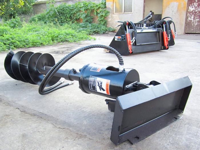 Good Quality Hcn Brand 0510 Hydraulic Auger Compatible to Skid Steer Loader, Excavator and Loader Road for Sale