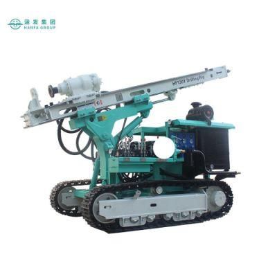 Hf130y Crawler Mounted Mini Pile Driver, Photovoltaic Drilling Rig