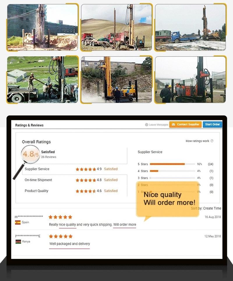 300m Depth Truck Mounted DTH Oil Mine Drilling Rig