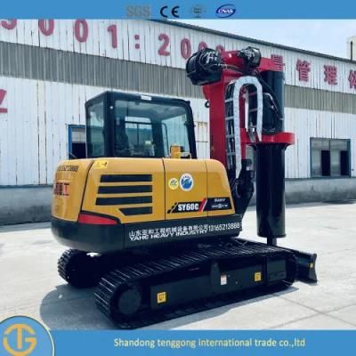Rotary Pile Driver Drilling Pile Driver Hydraulic Hammer Pile Epuipments Dr-60 Middle Rotary Rig Machine